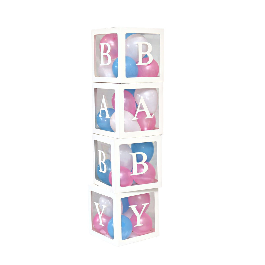 Baby Box BABY BABY BABY Letter Set WHITE Lively & Co