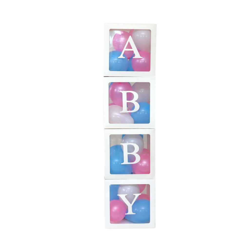A-Z Alphabet Balloon Box Pack Pink & Blue Lively & Co 