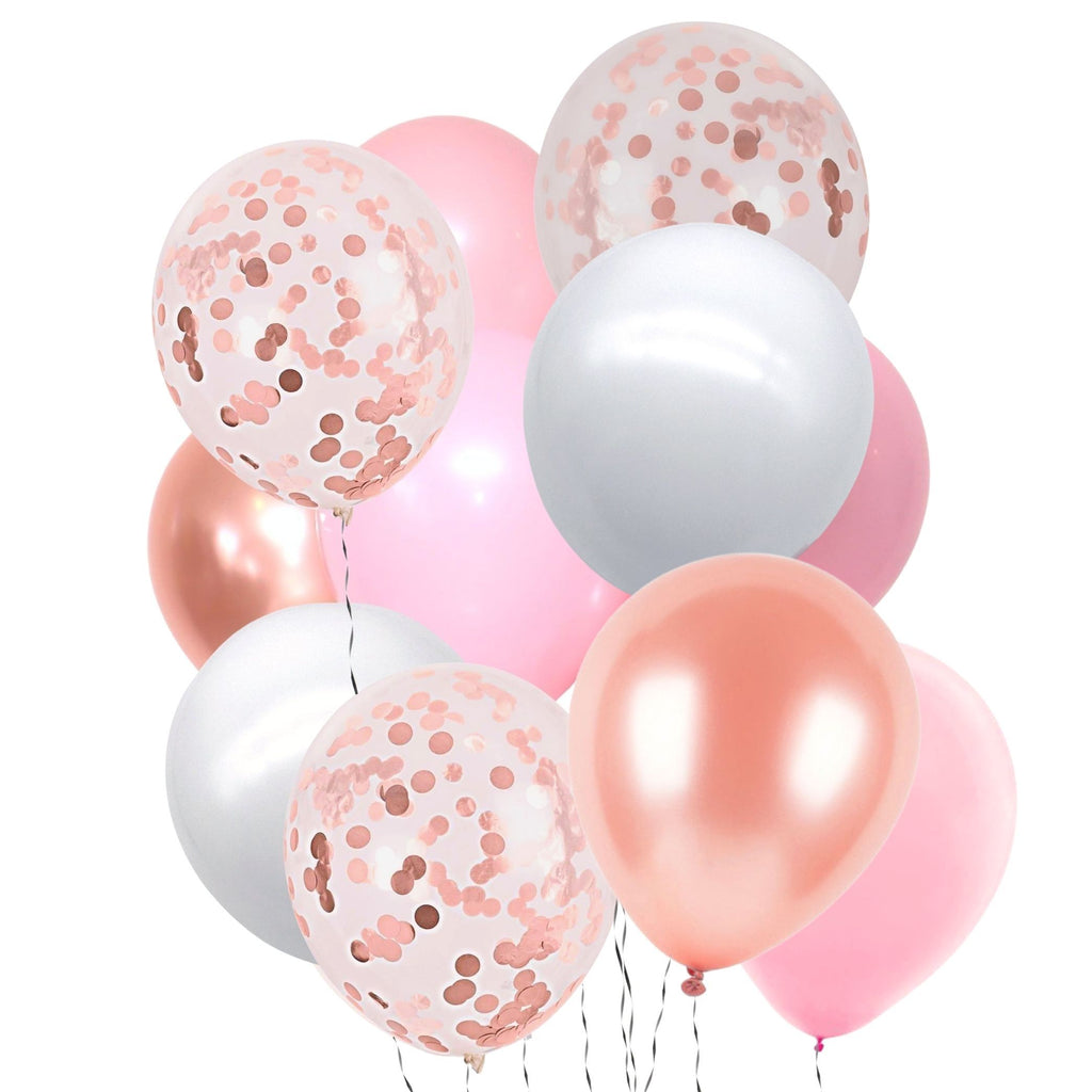Pink & Rose Gold Balloon Pack Lively & Co