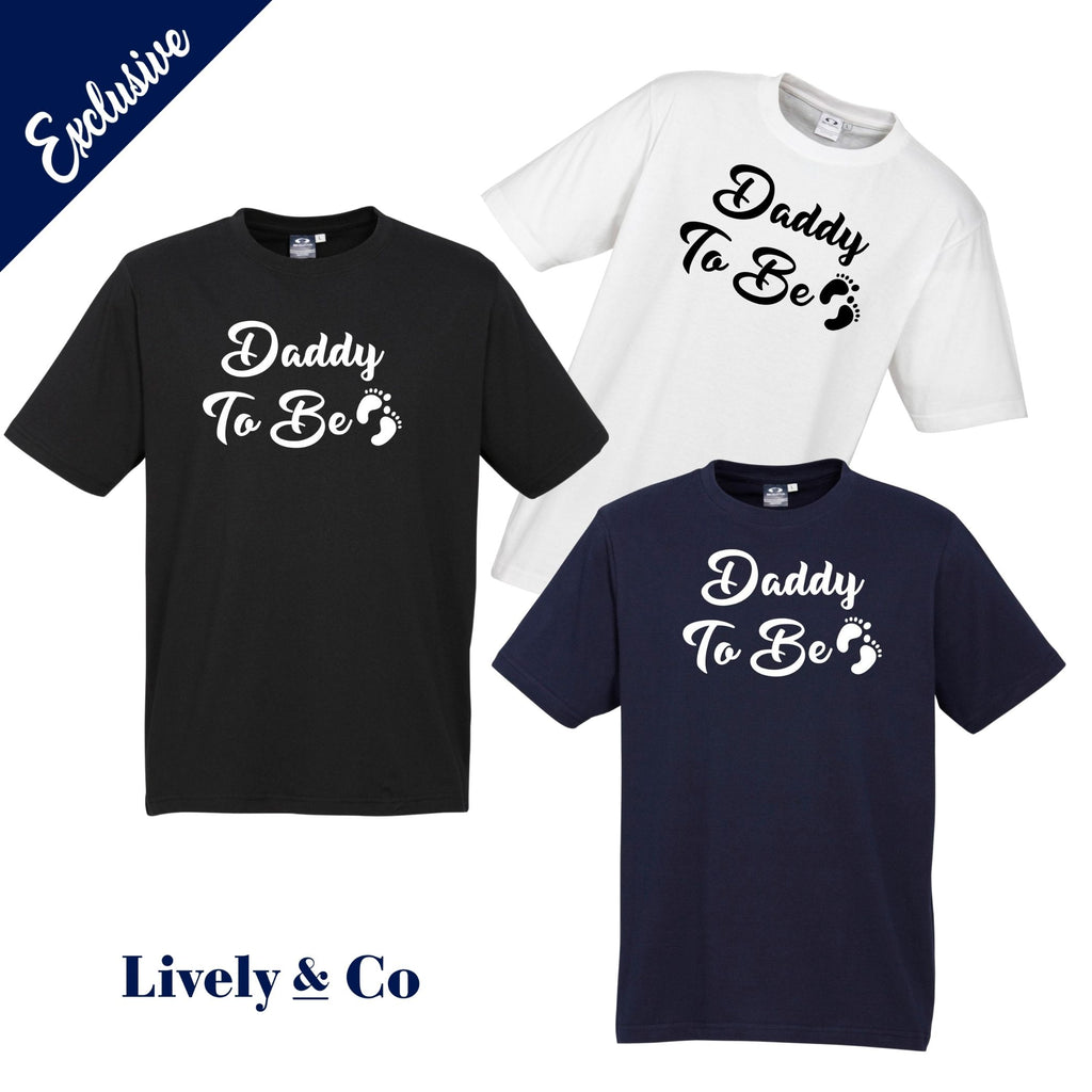 Daddy To Be t-shirt Lively & Co NZ