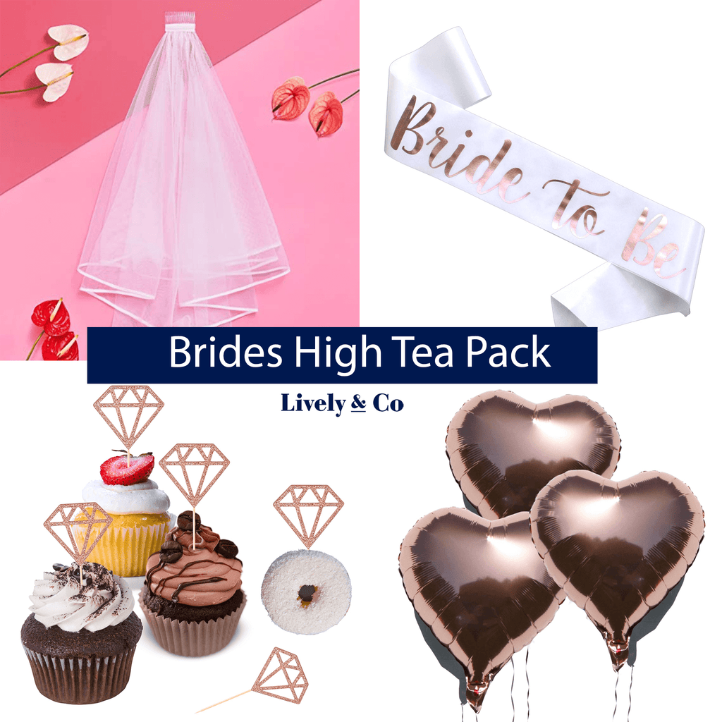 Brides High Tea Pack Rose Gold Lively & Co