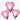 Heart Foil Balloon Pink Lively & Co 
